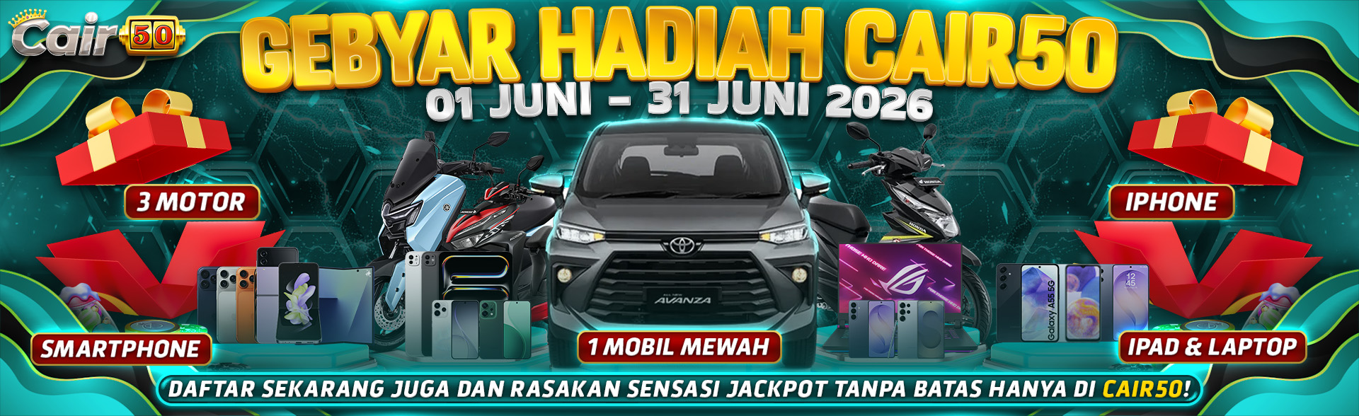 GEBYAR HADIAH CAIR50