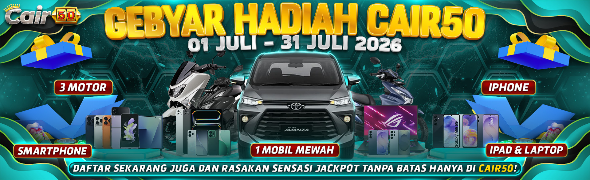 GEBYAR HADIAH CAIR50
