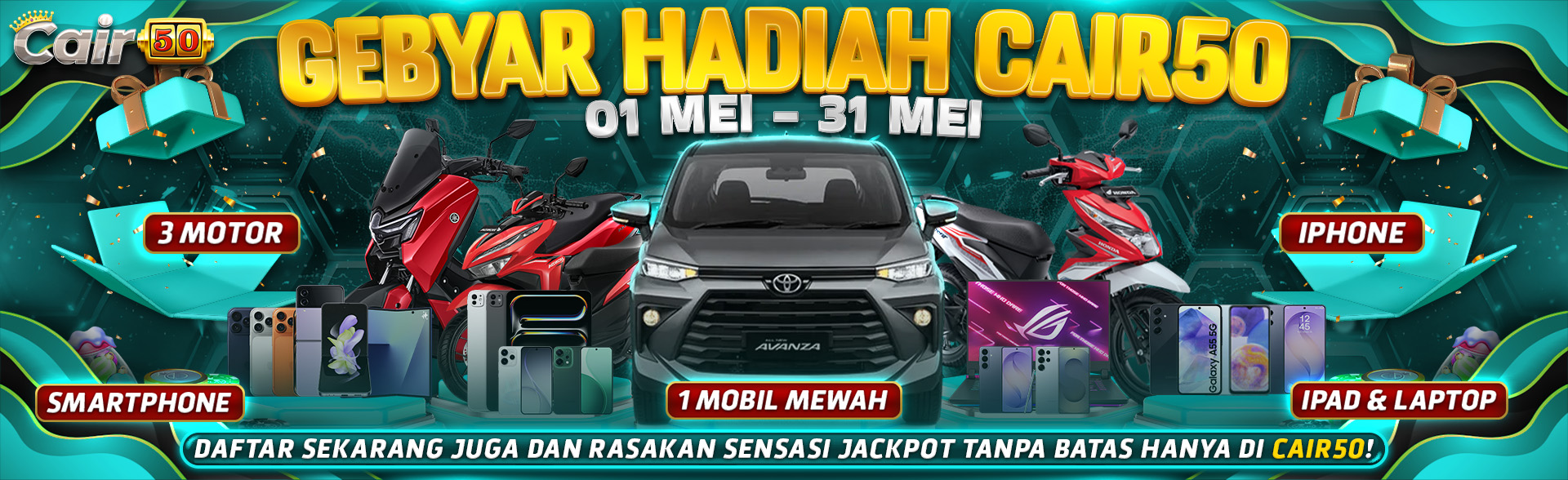 GEBYAR HADIAH CAIR50